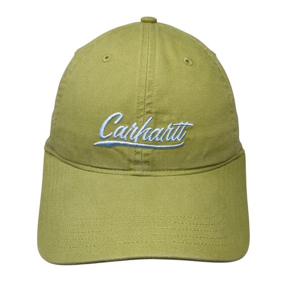Carhartt Slideback Hat Green One Size Adjustable Embroidered 6 Panel - Picture 1 of 9